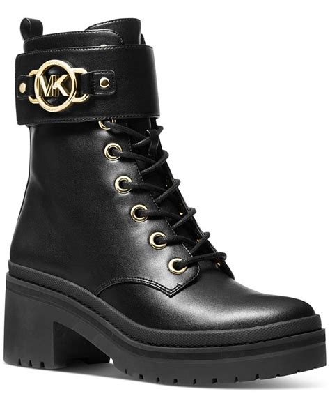 macys michael kors black boots|Michael Kors ladies boots.